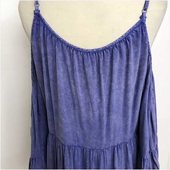 Relaxed Soft Flowy Cold Shoulder Tunic Dress SMLXL - Picture 5 of 8